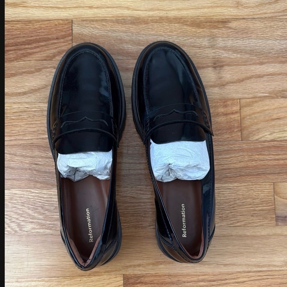 Reformation Agathea Chunky Loafers